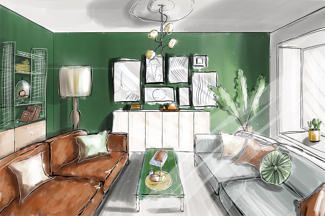 Living Room Sketch